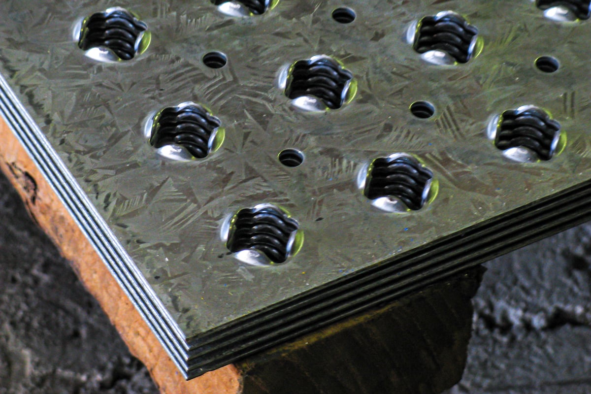 AMCO Lion Plate steel non-slip stair treads and nosings